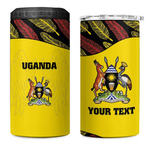 Custom Uganda Cricket 4 in 1 Can Cooler Tumbler Come On Cricket Cranes - African Pride
