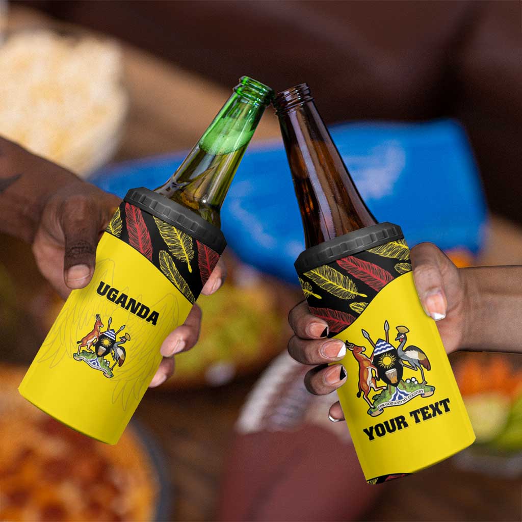 Custom Uganda Cricket 4 in 1 Can Cooler Tumbler Come On Cricket Cranes - African Pride