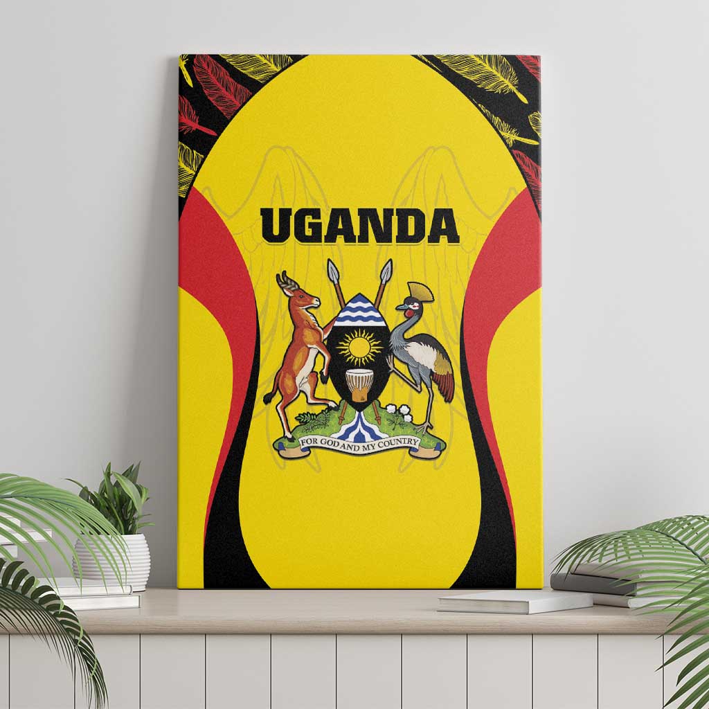 Uganda Cricket Canvas Wall Art Come On Cricket Cranes - African Pride