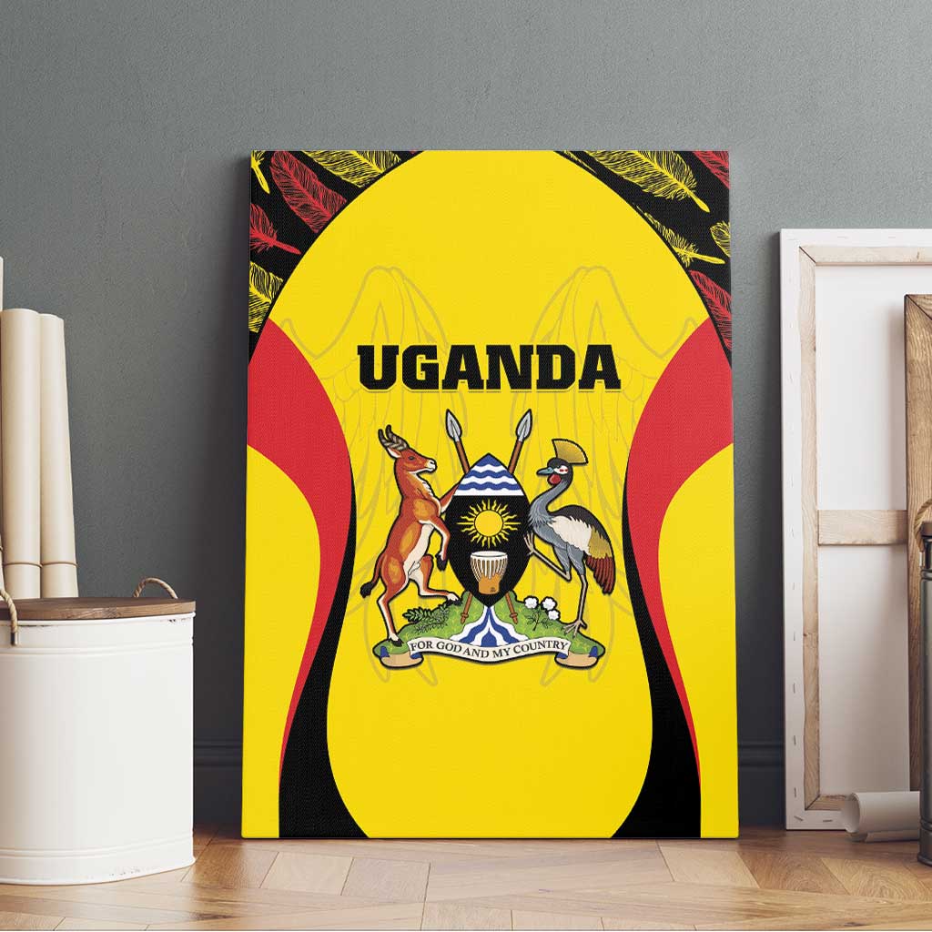 Uganda Cricket Canvas Wall Art Come On Cricket Cranes - African Pride