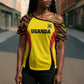 Custom Uganda Cricket Cross Shoulder Shirt Go Cricket Cranes