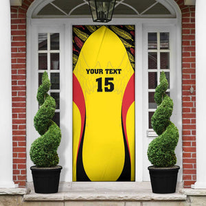 Custom Uganda Cricket Door Cover Go Cricket Cranes