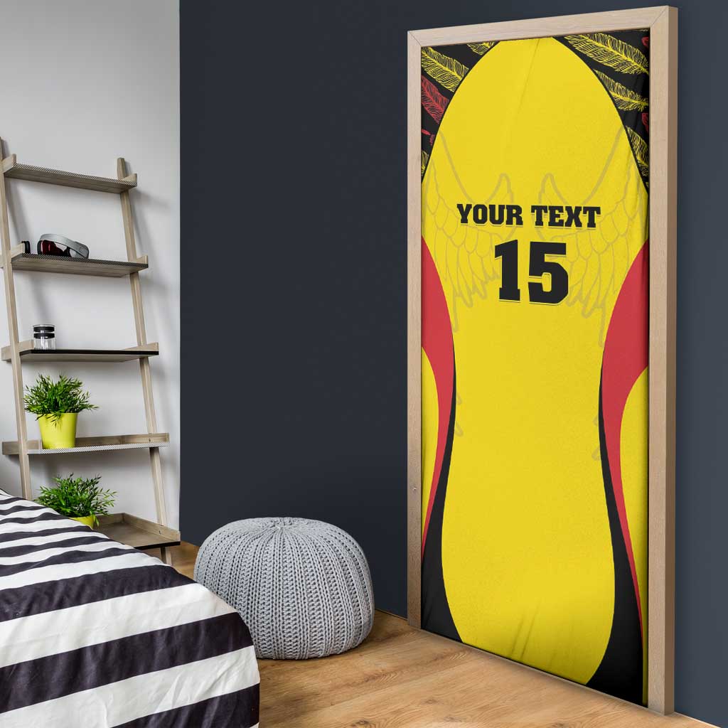 Custom Uganda Cricket Door Cover Go Cricket Cranes