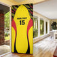 Custom Uganda Cricket Door Cover Go Cricket Cranes