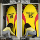 Custom Uganda Cricket Door Cover Go Cricket Cranes