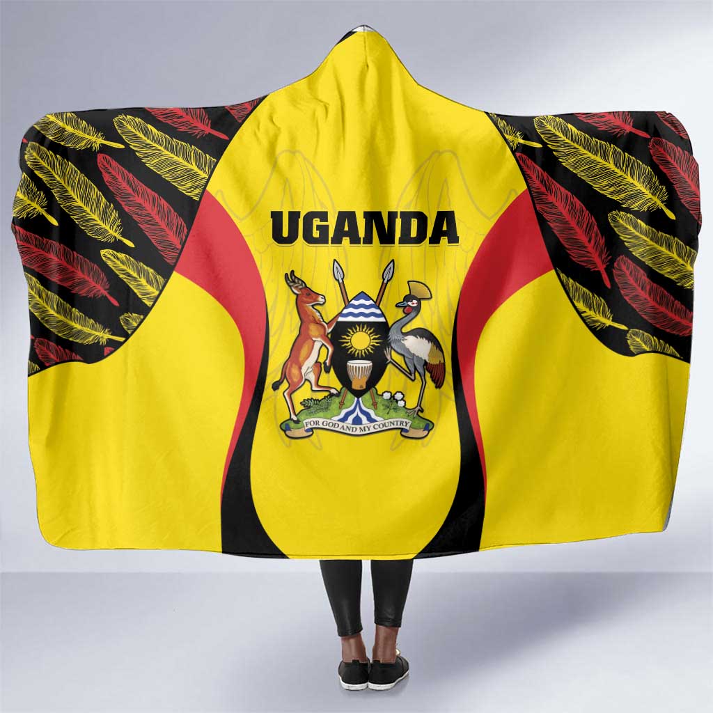Uganda Cricket Hooded Blanket Come On Cricket Cranes - African Pride