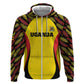 Custom Uganda Cricket Hoodie Come On Cricket Cranes - African Pride