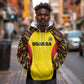 Custom Uganda Cricket Hoodie Come On Cricket Cranes - African Pride