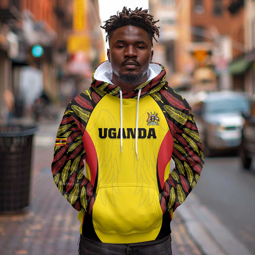 Custom Uganda Cricket Hoodie Come On Cricket Cranes - African Pride