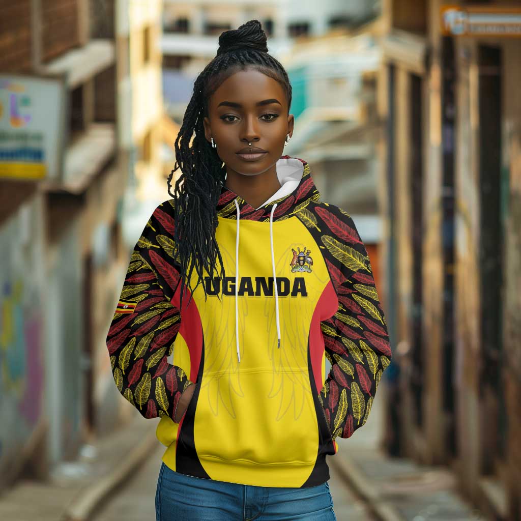 Custom Uganda Cricket Hoodie Come On Cricket Cranes - African Pride
