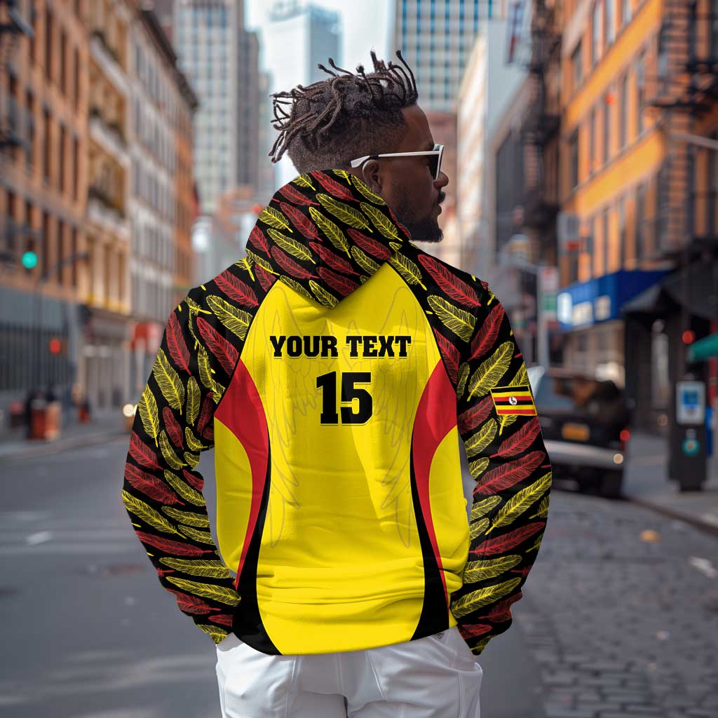 Custom Uganda Cricket Hoodie Come On Cricket Cranes - African Pride