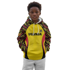 Custom Uganda Cricket Kid Hoodie Come On Cricket Cranes - African Pride