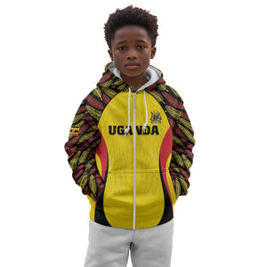 Custom Uganda Cricket Kid Hoodie Come On Cricket Cranes - African Pride