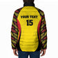 Custom Uganda Cricket Padded Jacket Go Cricket Cranes
