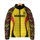Custom Uganda Cricket Padded Jacket Go Cricket Cranes