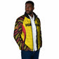 Custom Uganda Cricket Padded Jacket Go Cricket Cranes