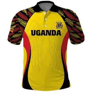 Custom Uganda Cricket Polo Shirt Come On Cricket Cranes - African Pride