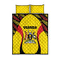 Uganda Cricket Quilt Bed Set Come On Cricket Cranes - African Pride