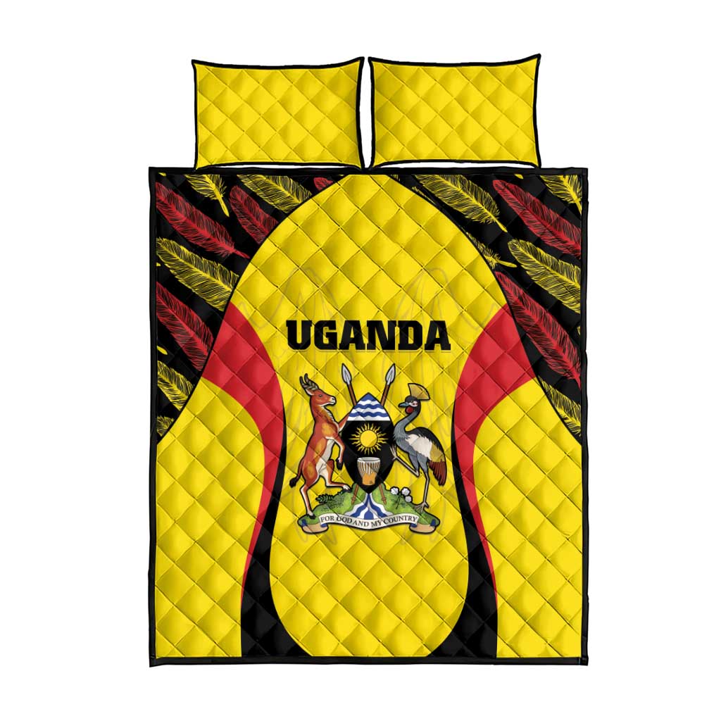 Uganda Cricket Quilt Bed Set Come On Cricket Cranes - African Pride