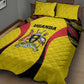Uganda Cricket Quilt Bed Set Come On Cricket Cranes - African Pride