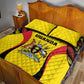 Uganda Cricket Quilt Bed Set Come On Cricket Cranes - African Pride