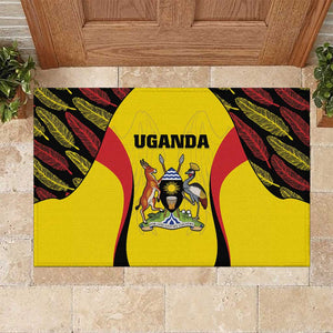 Uganda Cricket Rubber Doormat Come On Cricket Cranes - African Pride