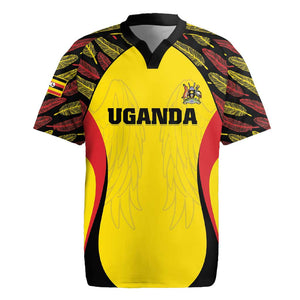Custom Uganda Cricket Rugby Jersey Come On Cricket Cranes - African Pride