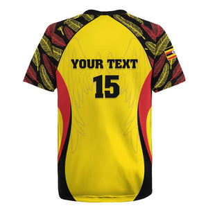 Custom Uganda Cricket Rugby Jersey Come On Cricket Cranes - African Pride