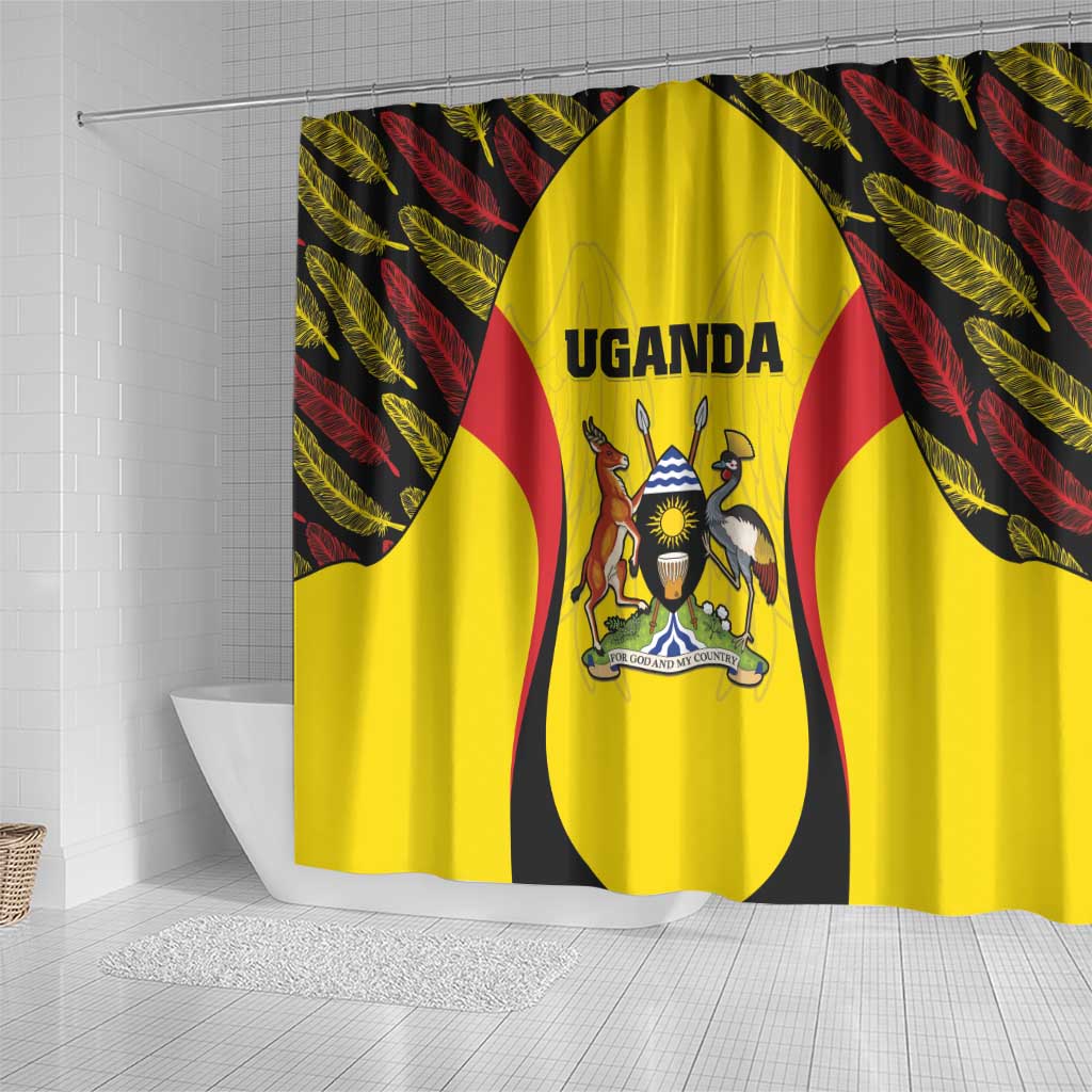 Uganda Cricket Shower Curtain Come On Cricket Cranes - African Pride