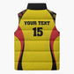 Custom Uganda Cricket Sleeveless Puffer Jacket Go Cricket Cranes
