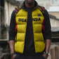 Custom Uganda Cricket Sleeveless Puffer Jacket Go Cricket Cranes