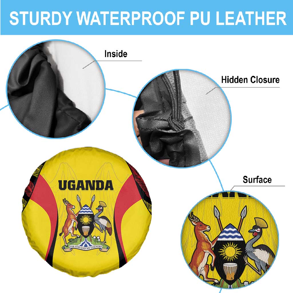 Uganda Cricket Spare Tire Cover Come On Cricket Cranes - African Pride