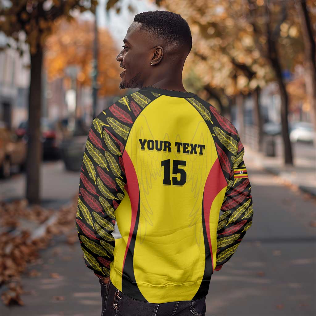 Custom Uganda Cricket Sweatshirt Come On Cricket Cranes - African Pride