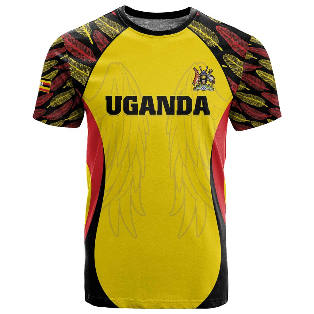 Custom Uganda Cricket T shirt Come On Cricket Cranes - African Pride