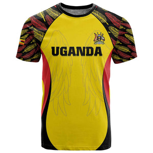 Custom Uganda Cricket T shirt Come On Cricket Cranes - African Pride