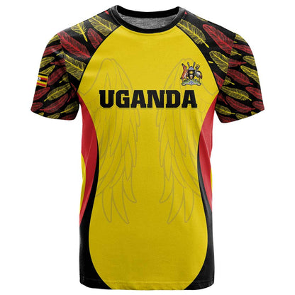 Custom Uganda Cricket T shirt Come On Cricket Cranes - African Pride