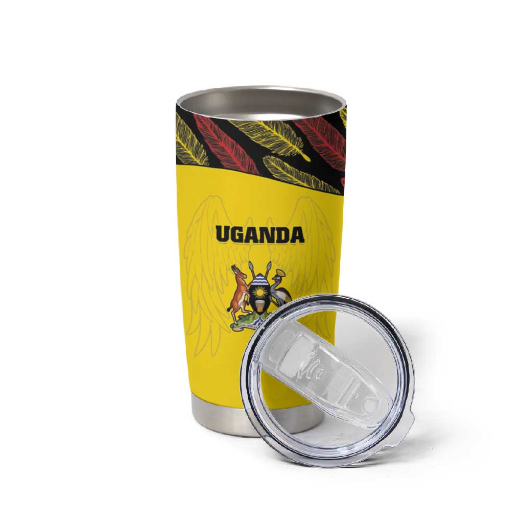 Custom Uganda Cricket Tumbler Cup Come On Cricket Cranes - African Pride