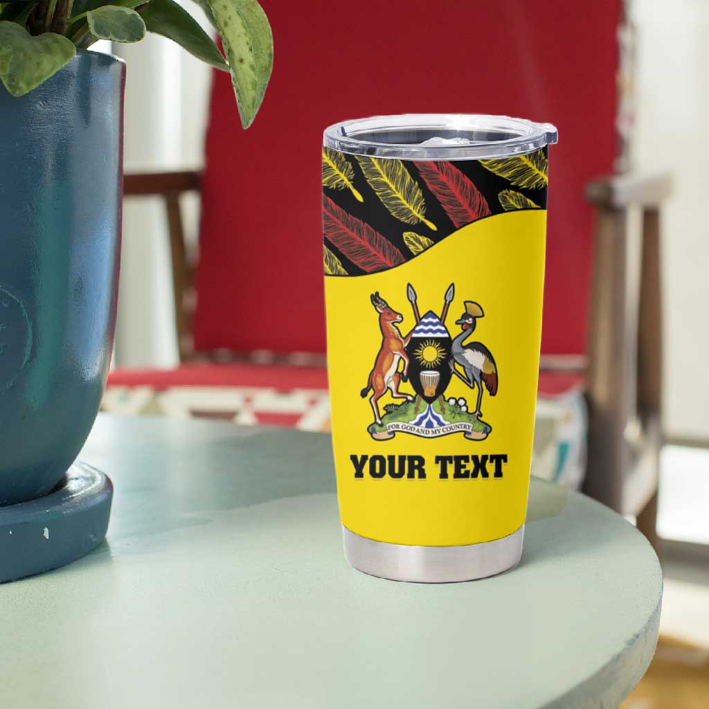 Custom Uganda Cricket Tumbler Cup Come On Cricket Cranes - African Pride