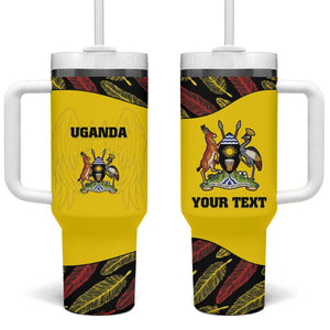 Custom Uganda Cricket Tumbler With Handle Come On Cricket Cranes - African Pride