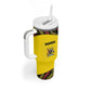 Custom Uganda Cricket Tumbler With Handle Come On Cricket Cranes - African Pride