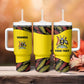 Custom Uganda Cricket Tumbler With Handle Come On Cricket Cranes - African Pride