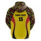 Custom Uganda Cricket Zip Hoodie Come On Cricket Cranes - African Pride