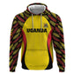 Custom Uganda Cricket Zip Hoodie Come On Cricket Cranes - African Pride