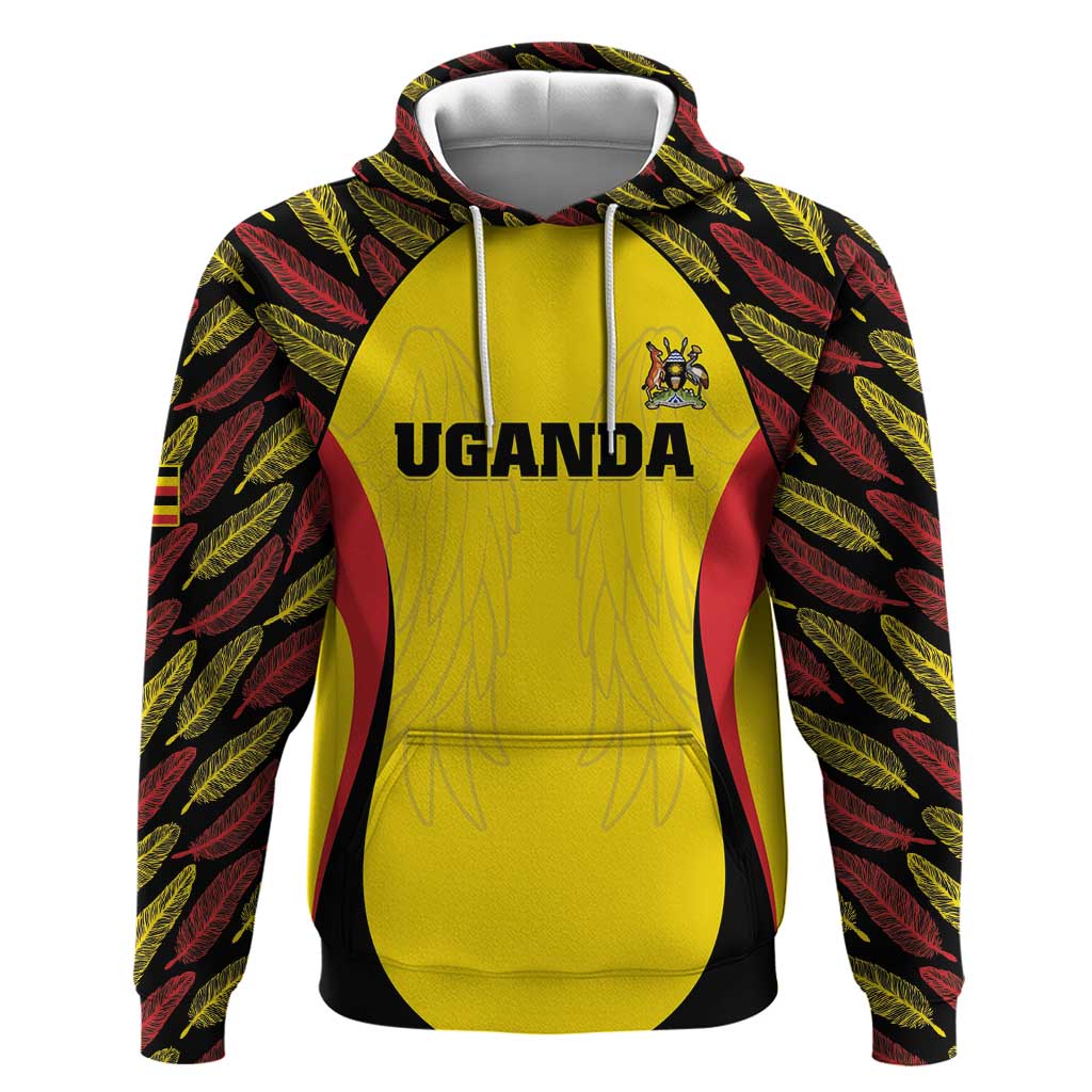 Custom Uganda Cricket Zip Hoodie Come On Cricket Cranes - African Pride