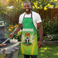 Nigeria Cricket Apron Come On Yellow Greens