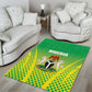 Nigeria Cricket Area Rug Go Yellow Greens - African Pride