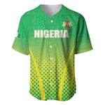 Custom Nigeria Cricket Baseball Jersey Go Yellow Greens - African Pride