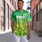 Custom Nigeria Cricket Baseball Jersey Go Yellow Greens - African Pride