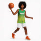 Custom Nigeria Cricket Basketball Jersey Go Yellow Greens - African Pride