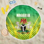 Nigeria Cricket Beach Blanket Go Yellow Greens - African Pride